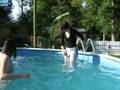 premier essai dans la piscine
