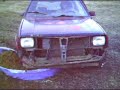 Draging cars with my 4wd yard beast and doing damage Draging cars with my 4wd yard beast and doing damage