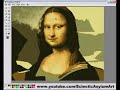 draw mona liza with msPaint draw mona liza with msPaint