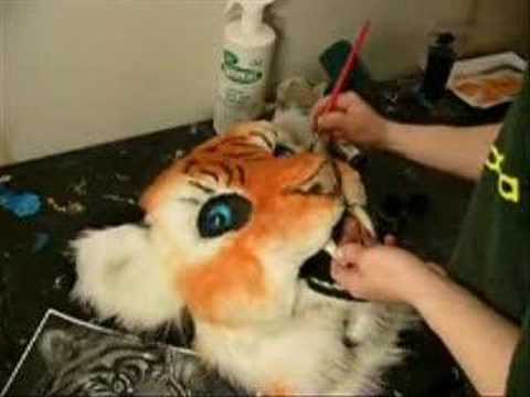 how to paint tiger stripes on a t shirt