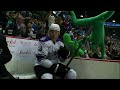 Green men attack during Game 1 of the WCQF I love these guys LOL!