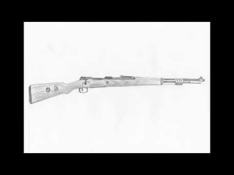 how to draw ww2 guns