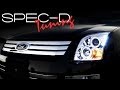 SPECDTUNING INSTALLATION VIDEO: 2006-2009 FORD FUSION PROJECTOR HEADLIGHTS