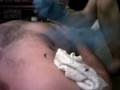 Joe's nipple tattoo