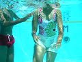 shalu swimming underwater