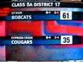 Cy-Fair VS Cy-Creek Football Game
