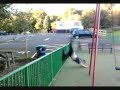 Fence Jump Face Plant - face plant, fail, fence, free running, jump, painful, parkour