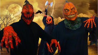 Power of the pumpkin hatchet pumpkin monsters created