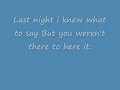 About A Girl-The Academy Is w/ Lyrics - free flv video @ vwatch.tv