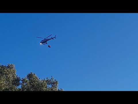 Elicottero in azione a Ortano, 23 Agosto 2023