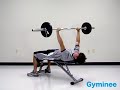 This video will show you proper form and technique for performing the barbell bench press. You can track your health and fitness, subscribe to workout programs, and find friends to keep you motivated at Gyminee.com.