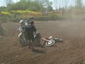 motocross terible chrash