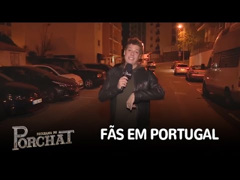 Porchat invade show de Whindersson e procura fãs em Portugal