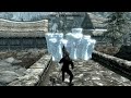 Skyrim Mods - ICE WALL Mod ! Summon a Glacier Blockade !