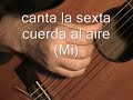 07-Aprender guitarra desde el principio (para niños) Canta la sexta cuerda (Mi)