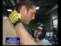 Rey mysterio and Dave batista Backstage