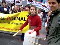Concentracion en contra el maltrato animal