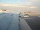 Saha Air Boeing 707 take-off from Mashad - window view