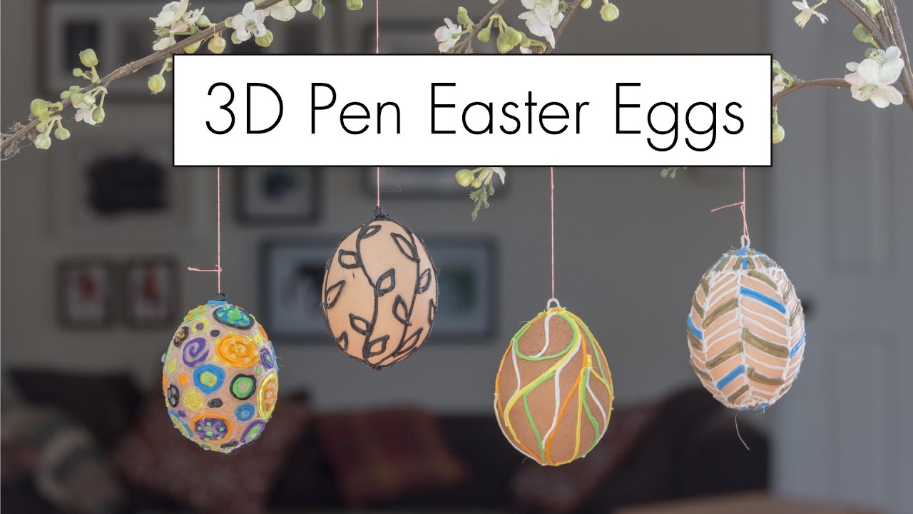 3D Pen Easter Eggs with the 3Dsimo Mini