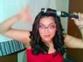 How to curl hair with a curling iron