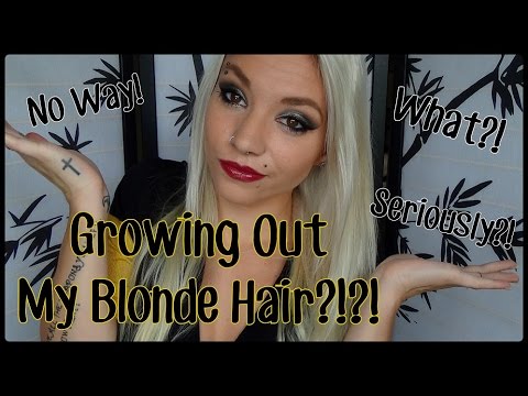 how to grow dyed blonde hair