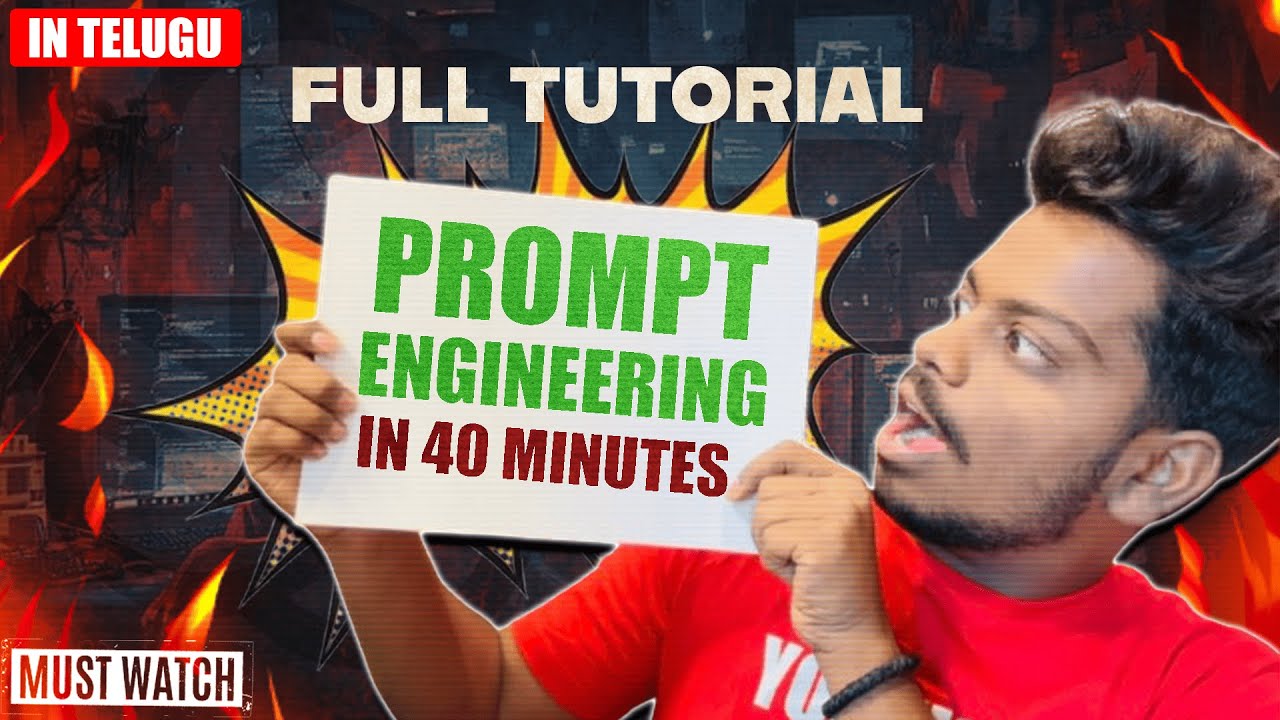 🔥 Prompt Engineering Complete Tutorial in Telugu | LLMs, Real-Time Examples | By @tech.boy.deepak