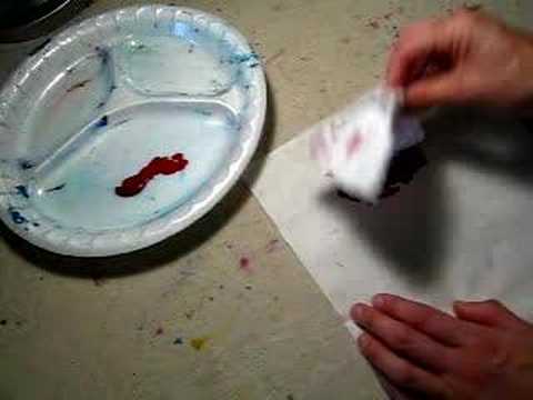 how to dye rice paper