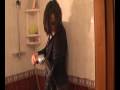 Wetlook, black jacket, white blouse,...