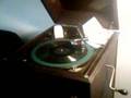 Victrola playing a record