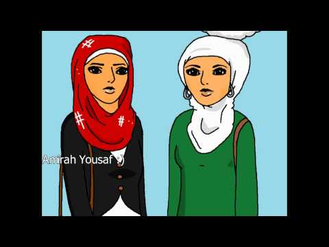 Gossip Girl Hijabi Style (homemade cartoon about gossiping made using MS Paint)