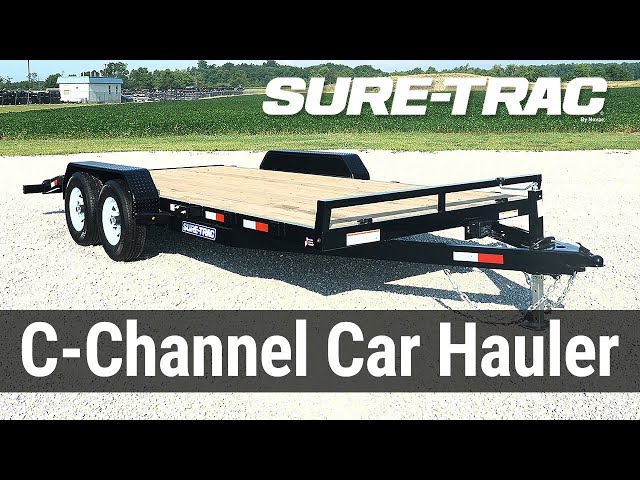SURE TRAC 7X20 (18+2) CAR HAULER WITH 5200# AXLES in Cargo & Utility Trailers in Leamington