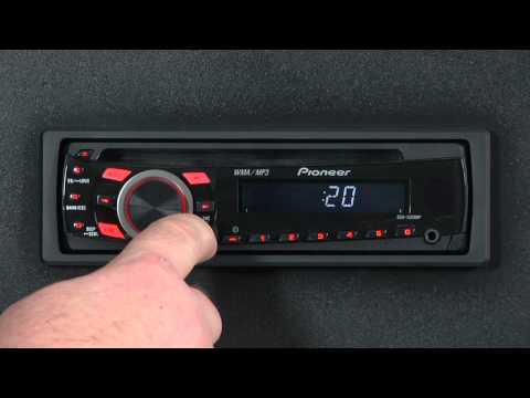 how to set a clock on a pioneer cd player