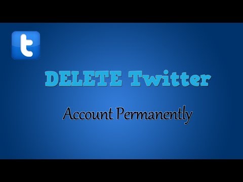 how to permanently delete twitter