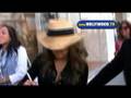 La Toya Jackson shopping in Beverly Hills