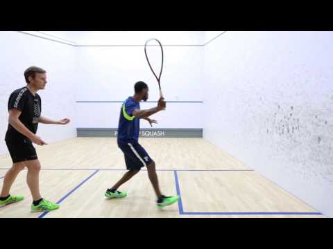 Squash tips: Forehand drive off cross court