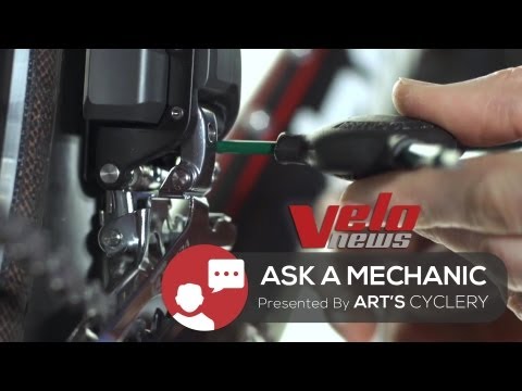 how to adjust di2 front derailleur