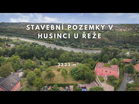 Video Stavební pozemky v Husinci u Řeže