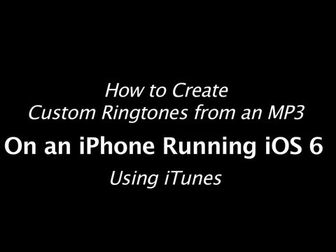 how to create ringtone for iphone 6