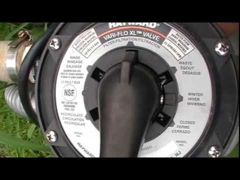 How To Backwash and Clean Above Ground Sand Pool Filter