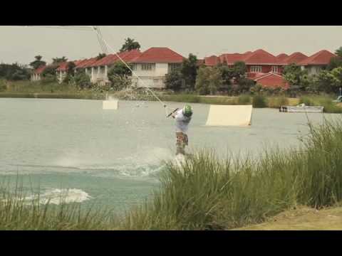 Daniel Grant Towline Wakeboarding at Park Thumbnail of Video
