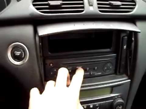 how to code a renault scenic radio