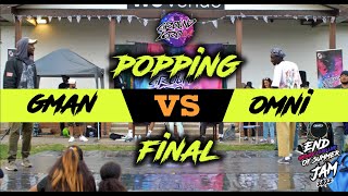 G-Man vs Omni – End of Summer Jam 2022 Popping Final