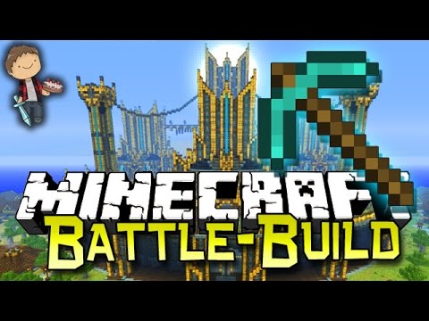 Minecraft: BATTLE BUILD #1 w/Bajan Canadian, MrWoofless, LogDotZip & PeteZahHutt!