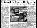 Morti bianche,  i dati