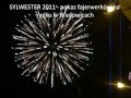 Sylwester 2011 w Wadowicach - pokaz fajerwerków