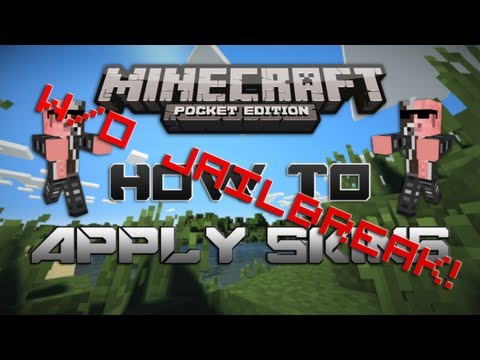 how to apply skins in minecraft pe