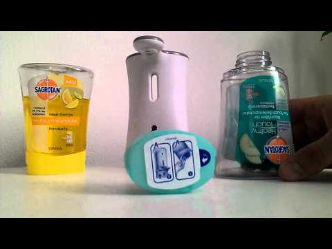 Sagrotan No - Touch Nachfühlen / Auffüllen Tip Seife handelsüblicher Seife befüllen HD Video