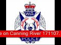 Speed Boat Crashes into Nav Pole Canning River 171107 Speed Boat Crashes into Nav Pole Canning River 171107