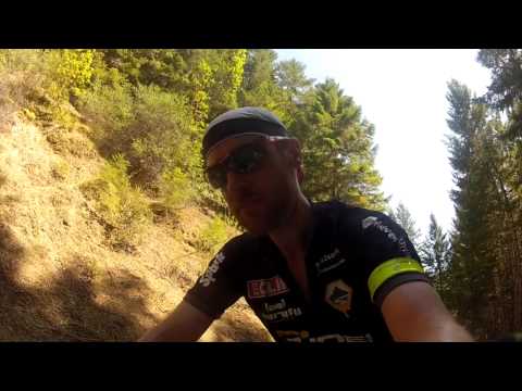 Feel the pain as Chris climbs 1km straight up
