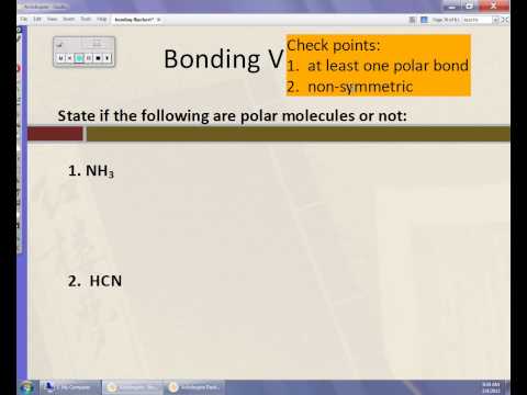 how to determine if a molecule is polar